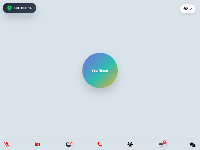 Angular conference room screenshot